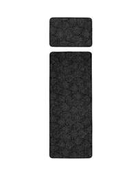 Geo Utility Runner & Doormat Set Anthracite - Homemaker - Size: 57X180 - thumbnail 3