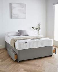 Silentnight 1000 Divanset 2 Drawers Grey - Silentnight - Size: S KING - thumbnail 3