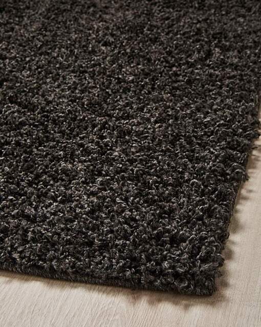 Jazz Shaggy Cosy Rug Charcoal - Homemaker - Size: 60X110 - image 1