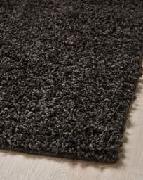 Jazz Shaggy Cosy Rug Charcoal - Homemaker - Size: 60X110 - thumbnail 1