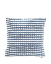 Catherine Lansfield Stab Stitch Cushion Blue - Catherine Lansfield - Size: 43X43CM - thumbnail 5