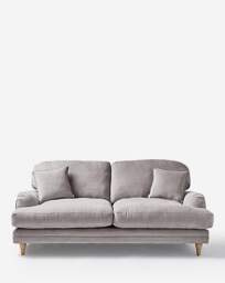 Azra Chenille 3 Seater Sofa Silver - JD Williams - thumbnail 2