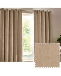 Yard Heavy Chenille Eyelet Curtains Natural - Yard - Size: 229 x 229cm - thumbnail 5