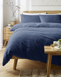 Cosy Cuddle Fleece Duvet Set Midnight - JD Williams - Size: KING - thumbnail 1