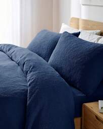 Cosy Cuddle Fleece Duvet Set Midnight - JD Williams - Size: KING - thumbnail 3