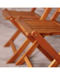 Charles Bentley Pair of Foldable Chairs Natural - Charles Bentley - thumbnail 3