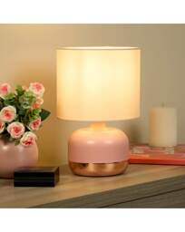 Vermont Table Lamp Blush/Rose Gold - Searchlight - thumbnail 3
