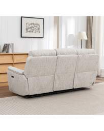 Granger Power Recline 3 Seater sofa Oatmeal - Sofa Source - thumbnail 5