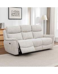 Granger Power Recline 3 Seater sofa Oatmeal - Sofa Source - thumbnail 4