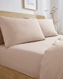 Non Iron Extra Deep 38cm Fitted Sheet Blush - JD Williams - Size: KING - thumbnail 1