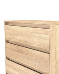 Sloan 5 Drawer Chest OAK Effect - Welcome - thumbnail 2