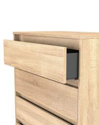 Sloan 5 Drawer Chest OAK Effect - Welcome - thumbnail 5