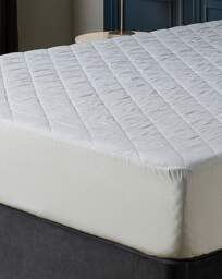 Downland Superbounce Mattress Protector White - Downland - Size: SINGLE - thumbnail 3