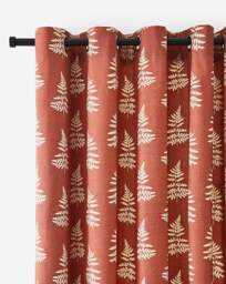 Sundour Esher Eyelet Curtains Terracotta - Sundour - Size: 229 x 183cm - thumbnail 3