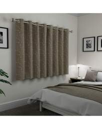 Tivoli Thermal Blackout Curtains Natural - Enhanced Living - Size: 168 x 183cm - thumbnail 4