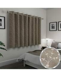Tivoli Thermal Blackout Curtains Natural - Enhanced Living - Size: 168 x 183cm - thumbnail 3