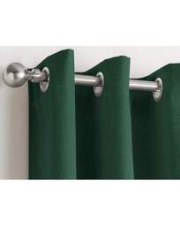 Vogue Light Filtering Eyelet Curtain Green - Enhanced Living - Size: 117 x 183cm - thumbnail 2
