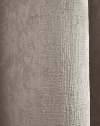 Fusion Strata Eyelet Curtains Natural - Fusion - Size: 167 x 137cm - thumbnail 3