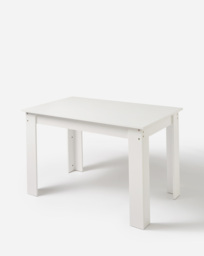 Dakota 4 Seater Dining Table White - JD Williams