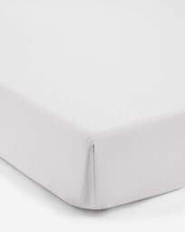 Pure Cotton 200TC 30cm Fitted Sheet White - JD Williams - Size: SINGLE - thumbnail 2