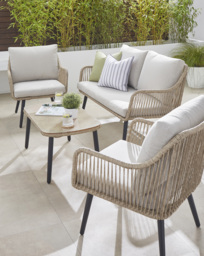 Malta Lounge Sofa Set Natural - JD Williams