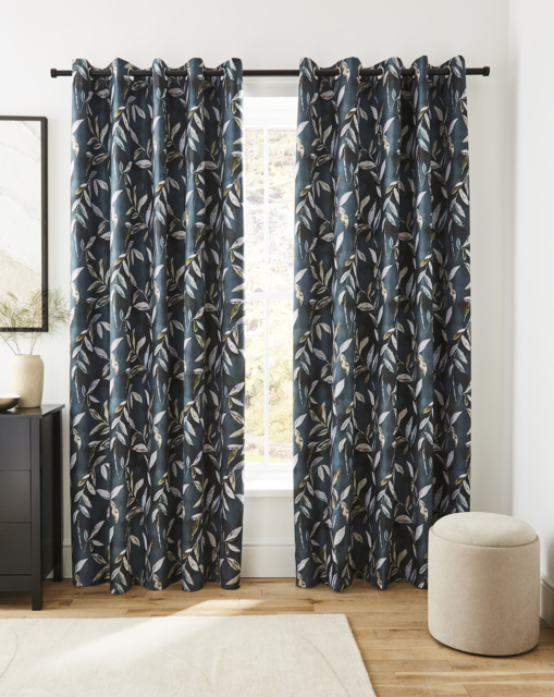 Sundour Madrid Eyelet Curtains Bottle Green - Sundour - Size: 168 x 183cm - image 1