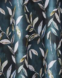 Sundour Madrid Eyelet Curtains Bottle Green - Sundour - Size: 168 x 183cm - thumbnail 2