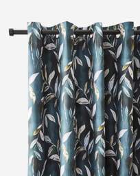 Sundour Madrid Eyelet Curtains Bottle Green - Sundour - Size: 168 x 183cm - thumbnail 3