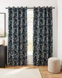 Sundour Madrid Eyelet Curtains Bottle Green - Sundour - Size: 168 x 183cm - thumbnail 1