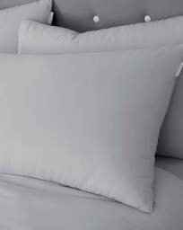 Catherine Lansfield Cotton Duvet Set Grey - Catherine Lansfield - Size: SINGLE - thumbnail 2