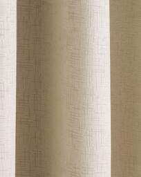 Vogue Light Filtering Eyelet Curtain Cream - Enhanced Living - Size: 117 x 229cm - thumbnail 2