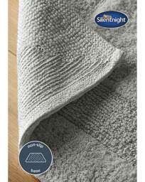 Silentnight Supersoft Cotton Bath Mat Grey - Silentnight - Size: 50X80 - thumbnail 2