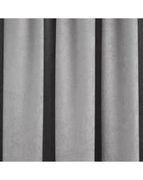 Galaxy Pencil Pleat Curtains Silver - Fusion - Size: 117 x 183cm - thumbnail 2