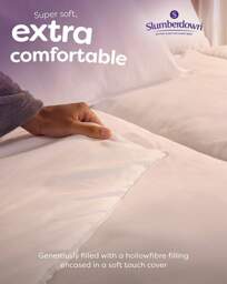 Slumberdown Duvet+2 Cosy Nights Pillows White - Slumberdown - Size: DOUBLE - thumbnail 2