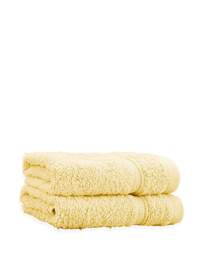 Catherine Lansfield Zero Twist Towel Yellow - Catherine Lansfield - Size: Pair Face Cloths - thumbnail 2