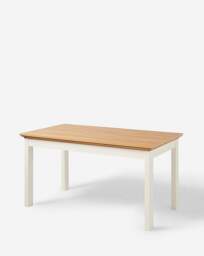 Julipa Ashford Table and 6 Everly Chairs Cream/Natural - Julipa - thumbnail 5