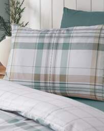 Catherine Lansfield Cartmel Duvet Set Green - Catherine Lansfield - Size: KING - thumbnail 3