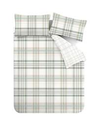 Catherine Lansfield Cartmel Duvet Set Green - Catherine Lansfield - Size: KING - thumbnail 5