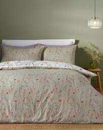 Catherine Lansfield Grasmere Duvet Set Green - Catherine Lansfield - Size: SINGLE - thumbnail 4
