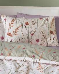 Catherine Lansfield Grasmere Duvet Set Green - Catherine Lansfield - Size: SINGLE - thumbnail 3