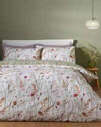 Catherine Lansfield Grasmere Duvet Set Green - Catherine Lansfield - Size: SINGLE - thumbnail 1