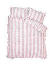 Catherine Lansfield Seersucker Duvet Set Pink - Catherine Lansfield - Size: KING - thumbnail 4