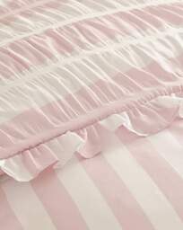 Catherine Lansfield Seersucker Duvet Set Pink - Catherine Lansfield - Size: KING - thumbnail 3