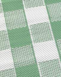 Gingham Outdoor Rug Green - Dreams & Drapes - Size: 120X170 - thumbnail 2