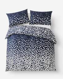 Joanna Hope Spot Duvet Cover Set White/Navy - Joanna Hope - Size: SINGLE - thumbnail 5