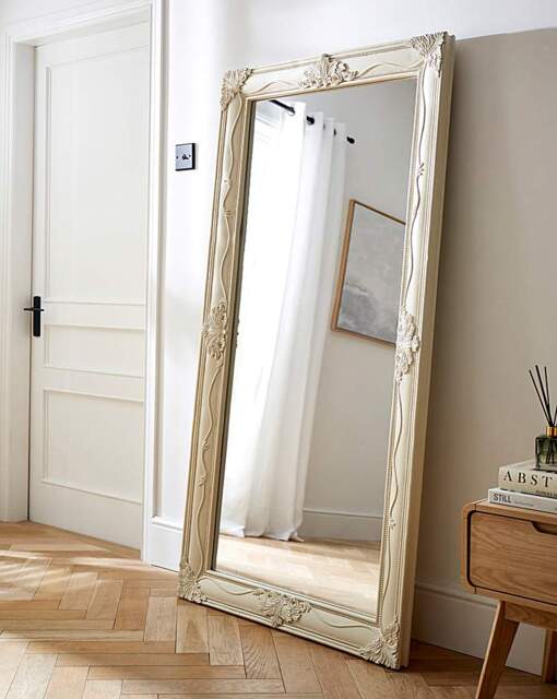 Ornate Leaner Mirror Cream - JD Williams - image 1