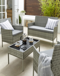 Corfu Lounge Set Grey - thumbnail 1