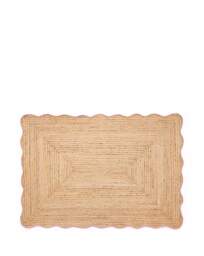 Jute Escallop Rug Peach - Origins - Size: 120X170 - thumbnail 4