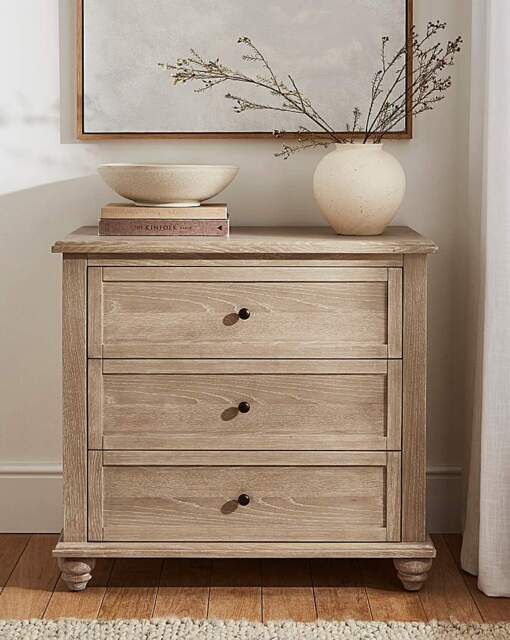 Julipa Imogen Small Chest of Drawers Grey OAK - Julipa - image 1