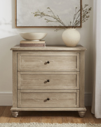 Julipa Imogen Small Chest of Drawers Grey OAK - Julipa